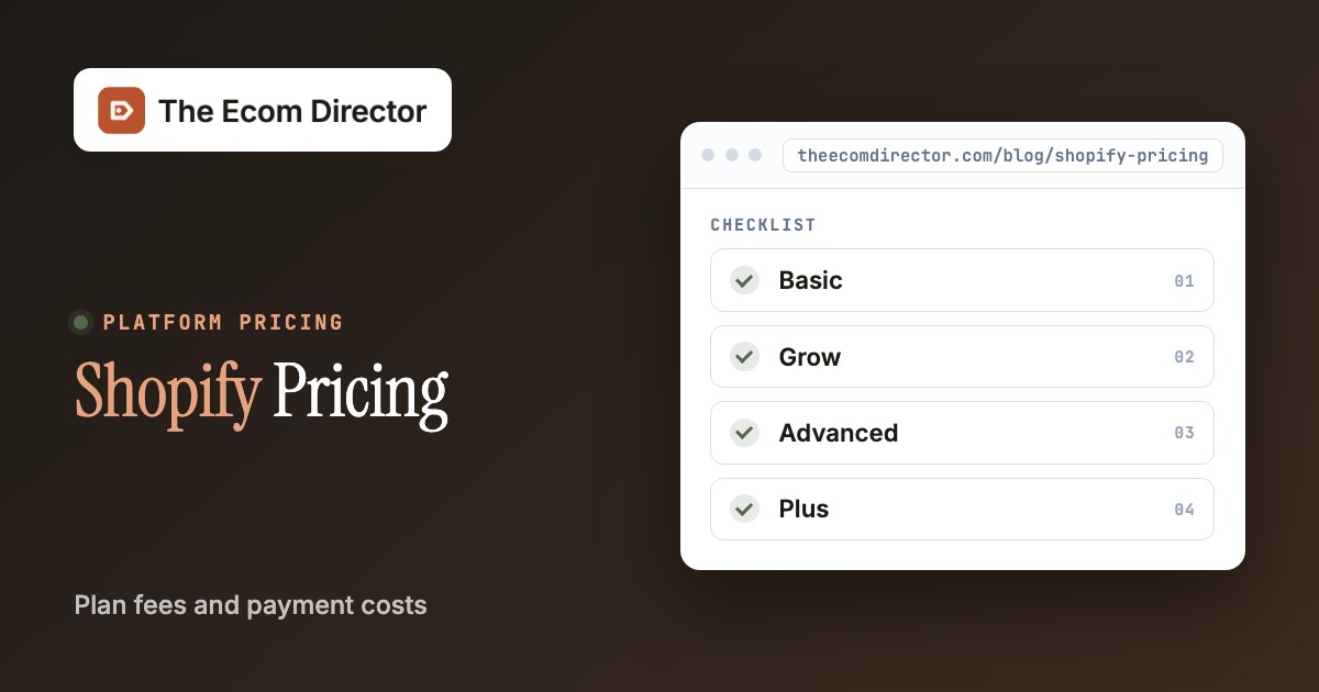 Shopify Pricing: Plans, Fees and Real Store Costs